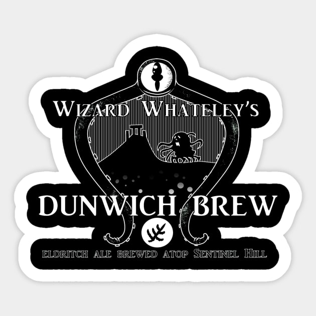 Dunwich Brew Sticker by sewarren71